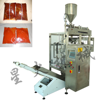 中袋辣椒醬立式醬料包裝機