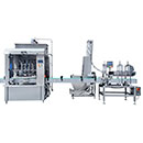 直線式壓蓋灌裝一體機-1L塑料桶灌裝壓蓋機